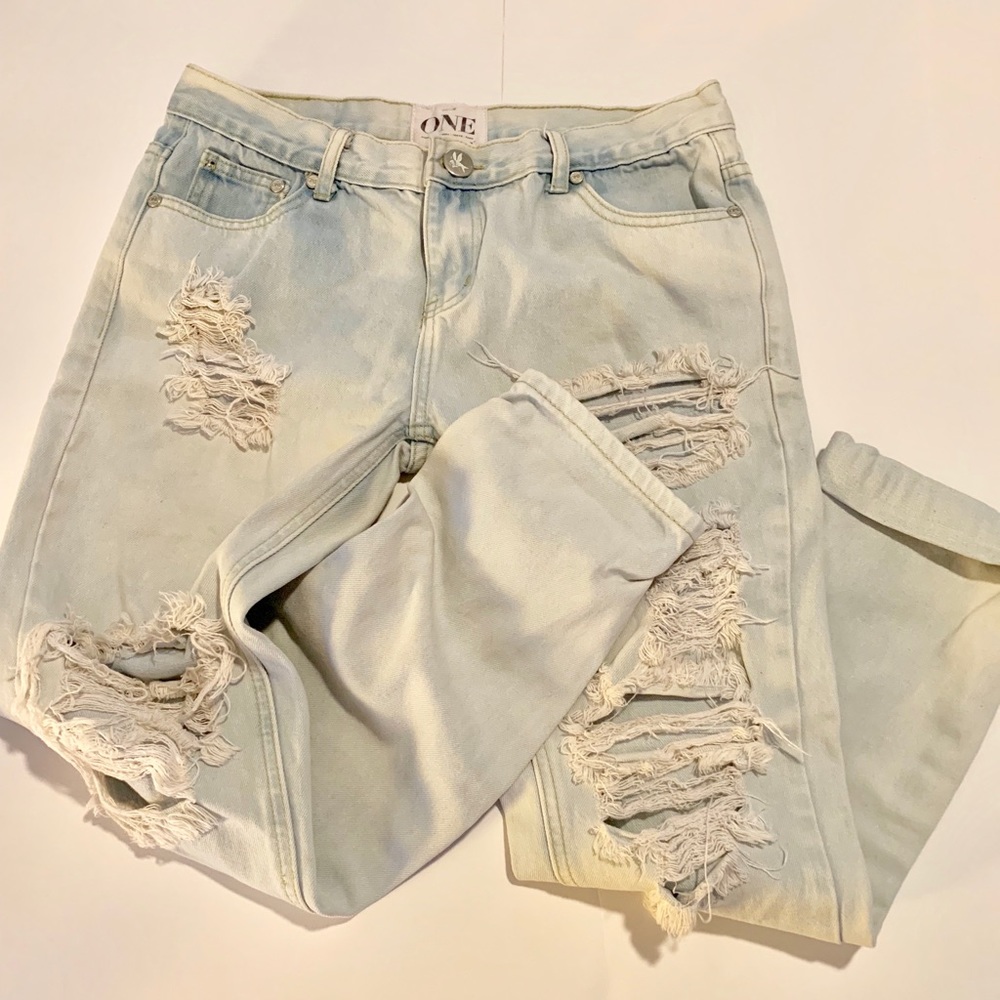 One Teaspoon distressed jeans